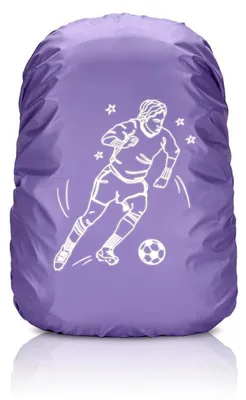 Productafbeelding van Regenbescherming rugzak, 35 liter, reflecterend, waterdicht, paars