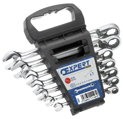 Image de Jeu de clés à cliquet avec clés à fourche