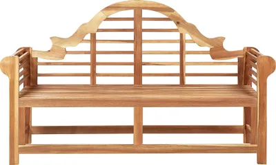 Zdjęcie produktu dla BELIANI Ławka ogrodowa jasnobrązowy akacjowe 196 cm siedzisko dla 3 osób klasyczny design na patio taras do ogrodu