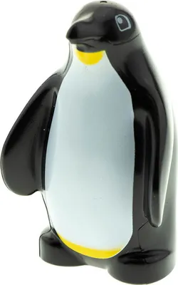 Produktbild von 1x Lego Duplo Tier Pinguin schwarz weiß gelb Zoo 4283146 90482pb01