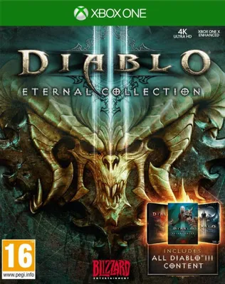 Zdjęcie produktu dla Activision Blizzard Diablo III - Eternal Collection, Xbox One, Tryb multiplayer, od 17 lat, Nośnik fizyczny