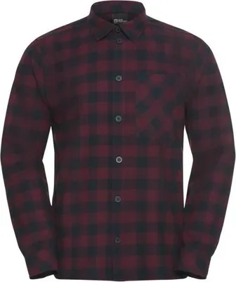 Produktbild von JACK WOLFSKIN LITE FLANNEL SHIRT M CHECK amaranth CHECK amaranth XL