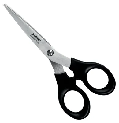 Produktbild von Leitz 54230095, Erwachsener, Gerader Schnitt, Einzelbild, Schwarz, Edelstahl, Edelstahl, Büroscheren