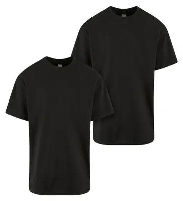 Productafbeelding van Urban Classics - T-shirt voor heren (2-pack), model TN1214 (maat M), kleur zwart