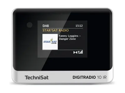 Obrázek produktu pro TechniSat DIGITRADIO 10, Osobní, Analogový a digitální, DAB+, FM, 87,5 - 108 MHz, OLED, Černá, Stříbrná
