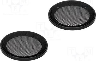 Immagine prodotto di 1 copertura per altoparlante, 130 mm. Piastre di copertura per autoradio e altoparlanti per veicoli.