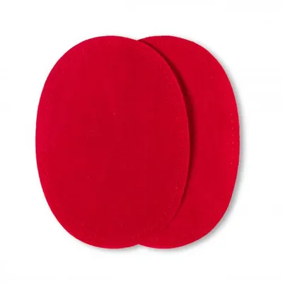 Produktbild von PRYM Patches VeloursKunstleder (bügeln), 10 x 14 cm, rot