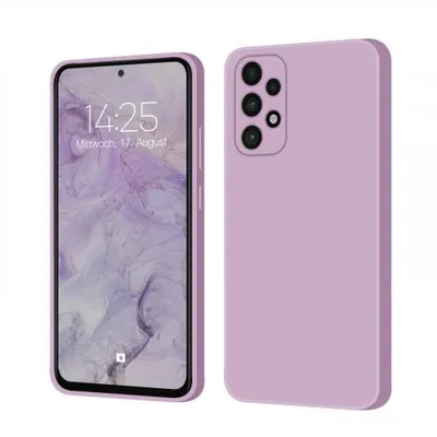 Produktbild von Liquid Silikon Hülle für Samsung Galaxy A53 5G - Farbe: Lila - Modellkompatibilität: Für Samsung Galaxy A53 5G - Displayglas: Ohne 9H Displayglas