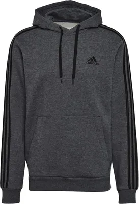 Produktbild von adidas Hoodie Pullover Herren im 3 Streifen Design, Größe:L, Farbe:Dunkelgrau