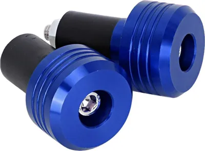 Immagine prodotto di Estremità manopola moto, tappo in alluminio, accessorio Moto Slider (blu)