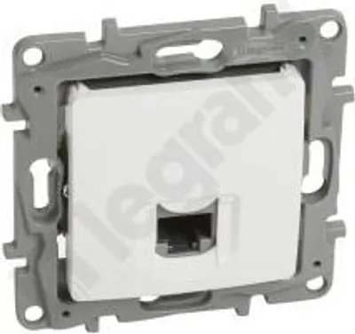 Immagine prodotto di Presa singola RJ45 CAT 5 UTP bianco NILOE