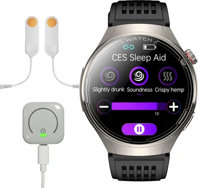Produktbild von INF Smartwatch mit EKG, Bluetooth-Anrufen und Gesundheitsüberwachung Silber