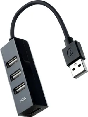 Produktbild von Hub USB NANOCABLE 10.16.4404 Schwarz (1 Stück)