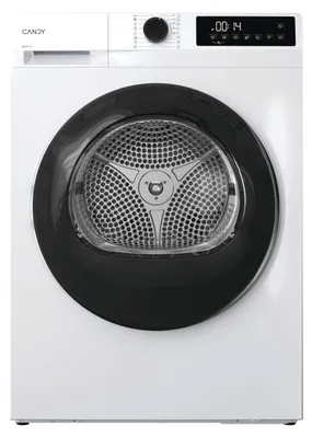 Produktbild von Candy GD 10N2B-S, Freistehend, Frontlader, Wärmepumpe, Weiß, Drehregler, Links