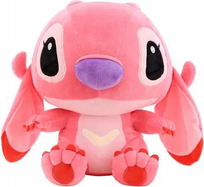 Obrázek produktu pro Obrovský plyšový Lilo a Stitch - Angel, růžový 120cm.
