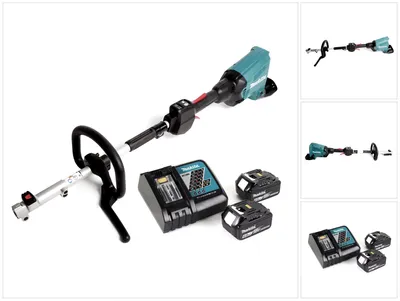 Immagine prodotto di Makita DUX 60 RG Azionamento multifunzione a batteria 36 V (2x 18 V) Brushless + 2x batteria 6,0 Ah + caricabatteria rapido