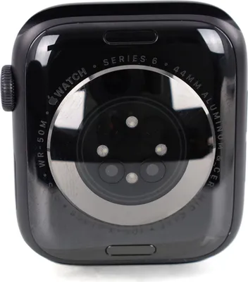 Produktbild von Apple Watch Series 6 GPS 44mm Space Grau mit Sportarmband