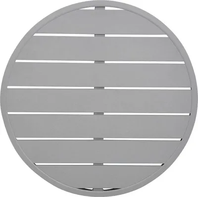 Obrázok produktu pre Bolero svetlosivá okrúhla hliníková stolová doska 580 mm