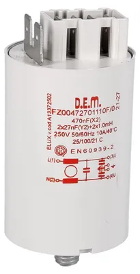 Produktbild von Entstörschutz 0,47µF 379274000 AEG für L LS EWF DF SF wie Novamatic Silentic uvm