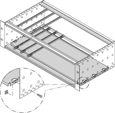 Obrázek produktu pro Schroff Mounting Plate 220D 84Hp (34562752)
