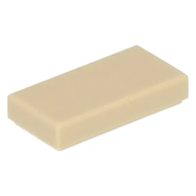 Zdjęcie produktu dla 50 sztuk płytek 1x2 w kolorze beżowym
