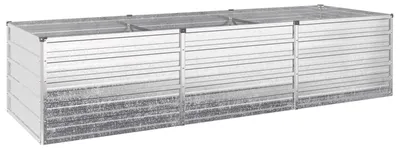 Immagine prodotto di Letto rialzato da giardino Argento zincato 242 x 80 x 55 cm