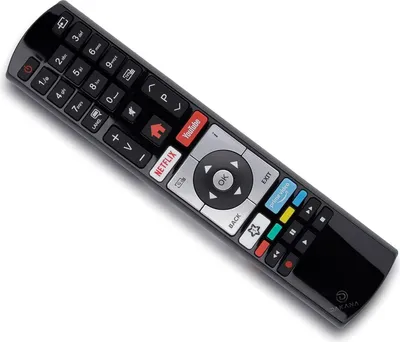Produktbild von Dakana Ersatz Fernbedienung für Telefunken RC4318P / RC4318 Finlux Vestel Edenwood 4K Ultra HD mit YouTube Netflix Tasten Fernseher Receiver TV Remote Control vorkonfiguriert und sofort einsatzbereit