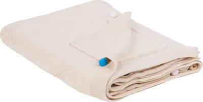 Obrázek produktu pro BELIANI Dětská deka béžová bavlna 130 x 180 cm přehoz na postel vícebarevné tečky ložnice dětský pokoj moderní styl