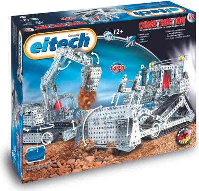 Produktbild von eitech Metallbaukasten 00019 Mega-Raupe/Kettenbagger