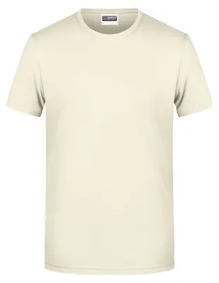 Produktbild von James and Nicholson - "Basic" T-Shirt für Herren LT2608 (M) (Vanille)