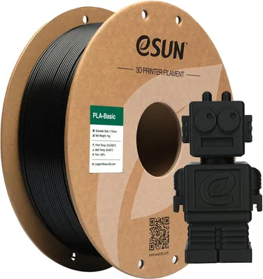 Imagen del producto de Filamento PLA de 1.75 mm - Filamento PLA Basis para impresora 3D, 1 kg, color
