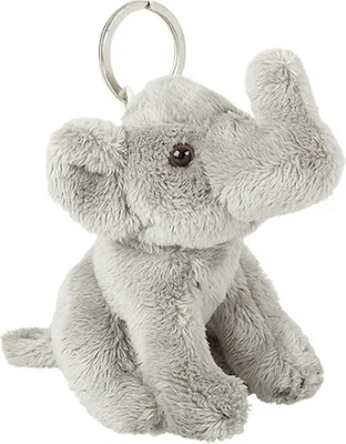 Produktbild von Schlüsselanhänger Elefant, aus Plüsch, Tier Tiere, Elefanten