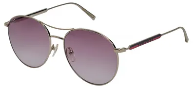 Produktbild von Longchamp LO133S Sonnenbrille im Pilotenstil aus Metall für Damen