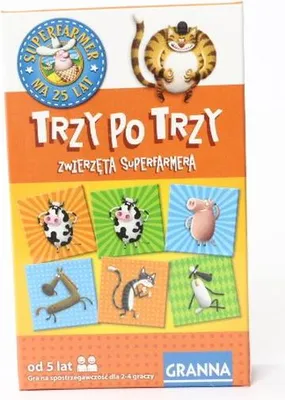 Immagine prodotto di Tre per tre animaliGioco Superfarmer 00261