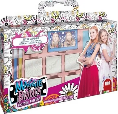 Zdjęcie produktu dla Multiprint Maggie & Bianca, Zestaw stempli dla dzieci, 3 lat(a), Nietoksyczne, Wielobarwny