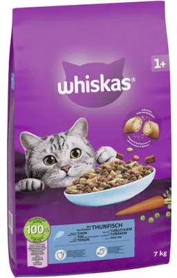 Produktbild von WHISKAS® Beutel 1+ mit Thunfisch 7kg