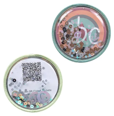 Imagen del producto de Lässig, set de 2 parches – para manualidades, color azul menta