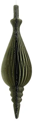 Productafbeelding van Ornament papier d22h80 cm groen kerst Decoris