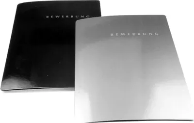 Produktbild von Bewerbungsmappe mit Klemmschiene / Farbe: schwarz