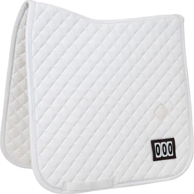 Produktbild von Kentucky Horsewear Saddle Pad Diamond Competiton With 2 Numbers Show Dressage, Farbe:White, Größe:Full