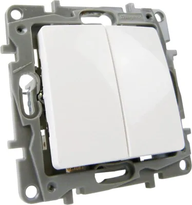 Produktbild von Doppel Treppenschalter Schalter 10A Niloe 764502 Legrand 2185