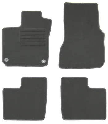 Fußmatten-Set für Smart ForFour W453, 11/2014-12/2021, 4-teilig, Schwarz