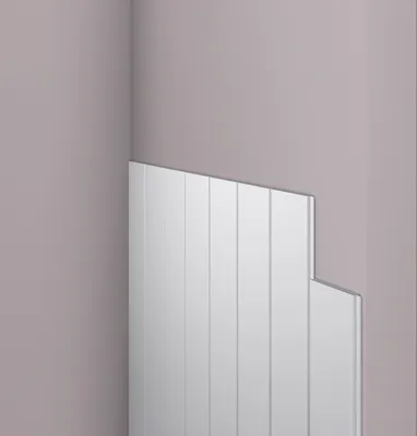 Obrázek produktu pro Nástěnný 3d panel NMC WG1 WALLSTYL Noel Marquet Panel na zeď Ozdobná lišta na zeď moderna barva bílá 0,19 m2