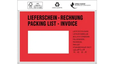 Image de Pochettes pour documents 175x118mm, C6,VE1000