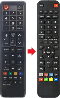 Produktbild von Fernbedienung passend für SAMSUNG UN40MU6103FXZX | UN43MU6103FXZX
