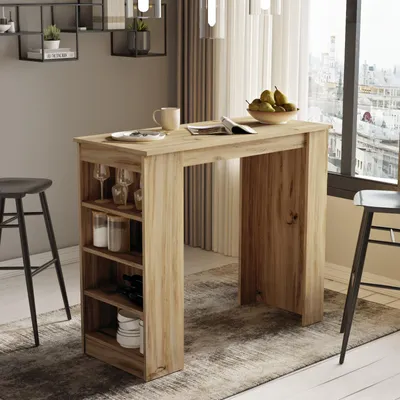 Obrázok produktu pre Barový stôl Houseland Masasi dub Wotan