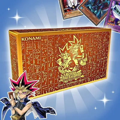 Produktbild von Yu-Gi-Oh! Yugi's Legendary Deck | Deutsch | 3 vorkonstruierte Decks + Secret & Ultra Rare Karten