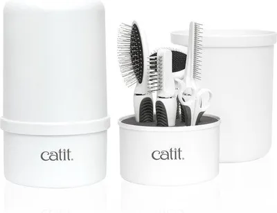 Produktbild von Famanu Bürsten-Set für Katzen - für kurze und lange Haare