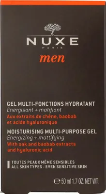 Obrázek produktu pro Nuxe, Men Multi-Purpose, Moisturizing, Gel, For Face, 50 ml