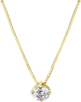 Produktbild von Damen Collier 375 Gold Zirkonia